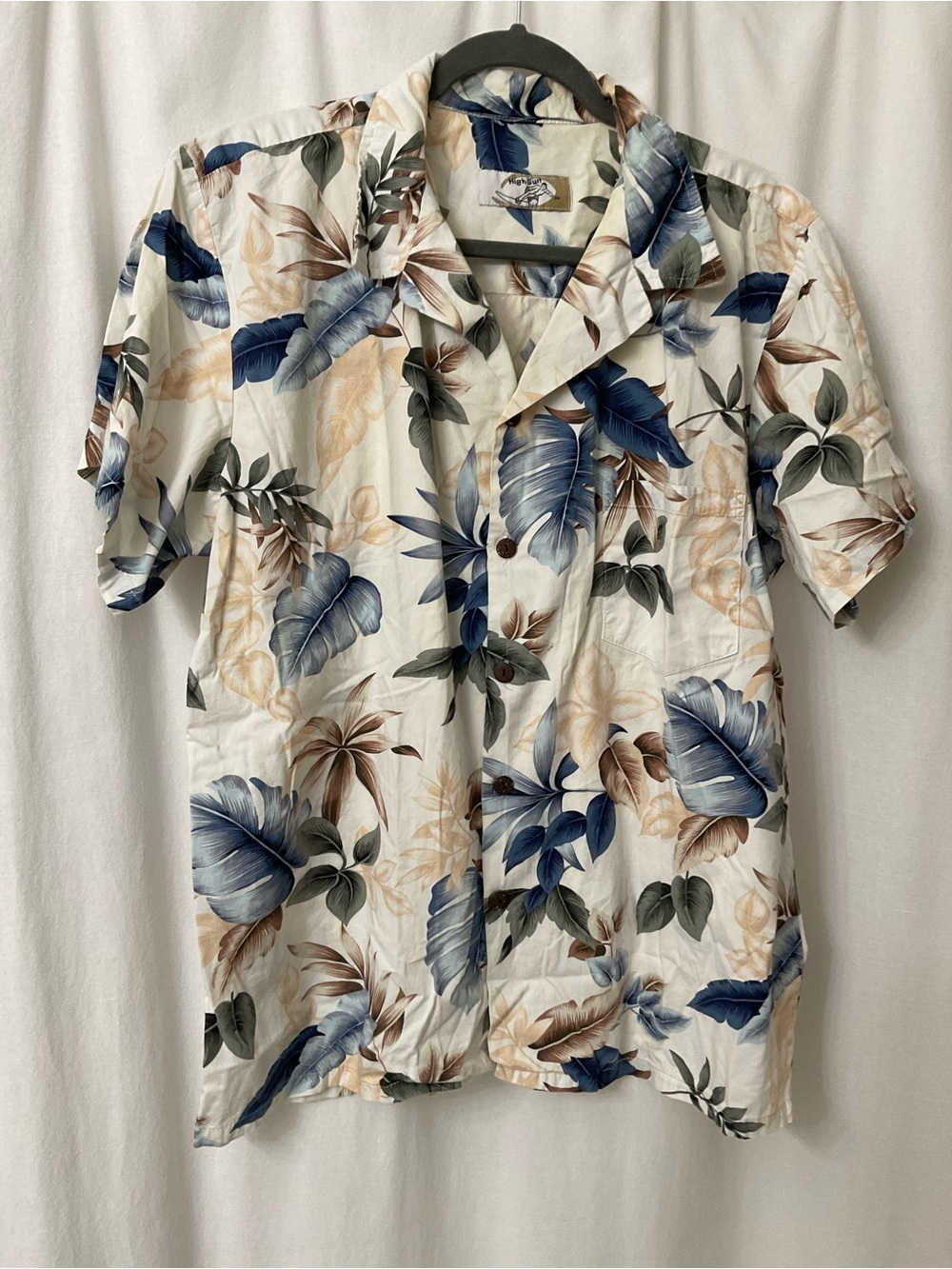Men's High Surf - Short Sleeve Tropical Button-Down Shirt